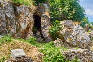 Cult cave on the north slope of the Acropolis. Athens.