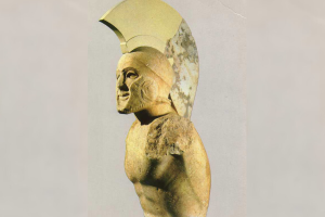 Marble statue of a helmed hoplite (5th century BC), possibly Leonidas (Archaeological Museum of Sparta, Greece)

Credit - Wikipedia