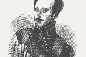 Demetrios Ypsilantis . This wood engraving of him was published in 1881.